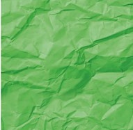 Упаковочная бумага зелёная, мятая, инд.упак, 70*100 см                                              