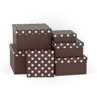 Набор подарочных коробок 6 в 1 Темный шоколад