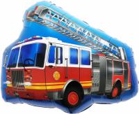 Шар Фигура, Пожарная машина с лестницей, 1 шт.